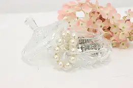 Cut Crystal Vintage Boudoir Dresser or Jewelry Jar #48974