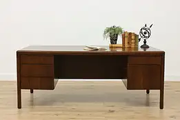 Midcentury Modern Vintage Executive Office or Library Desk #51683