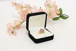 10K Gold Vintage Ametrine Quartz Ring, Box, Size 7 #44633