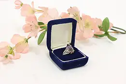 Ametrine Quartz Vintage Sterling Silver Ring, Size 6 3/4 #44632