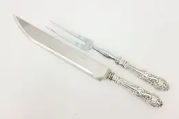 Traditional Sterling Silver 2 pc Meat Carving Set #53439