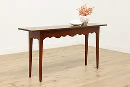 Colonial Vintage Cherry 5' Hall or Sofa Console by Antiquity #53091