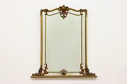 Italian Antique Mantel or Hall Mirror #52009