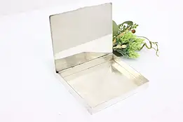 English Antique Silverplate Cigarette Box or Jewelry Case #53857