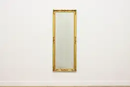 Gold Carved Vertical or Horizontal Beveled Mirror 66" #54141