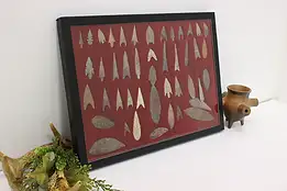 Indigenous Antique Arrowhead & Stone Point Collection, Case #44751