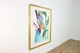 Iris Starting A Original Abstract Watercolor Kitchell 59" #54080