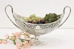 Classical Vintage Silverplate Centerpiece Fruit Basket #54519
