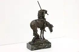 End of the Trail Antique Bronze Statue on Marble, Fraser #54240