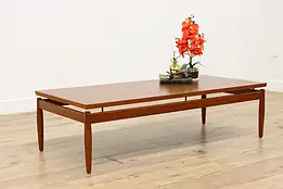 Midcentury Modern Vintage Danish Teak Coffee Table, Cado #55026