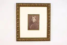 Native American Lummi Tribe Woman Photograph Curtis 26" #55378