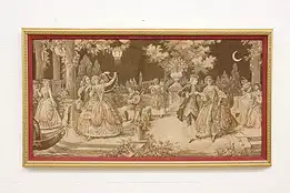 Renaissance Dance Party Antique Tapestry 38.5" #55425