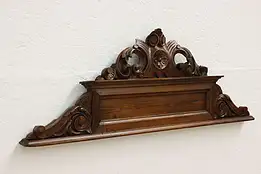 Victorian Antique Carved Pine Architectural Salvage Crest #55150