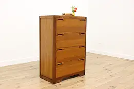 Art Deco Vintage Walnut Dresser or Chest, Kroehler #55853