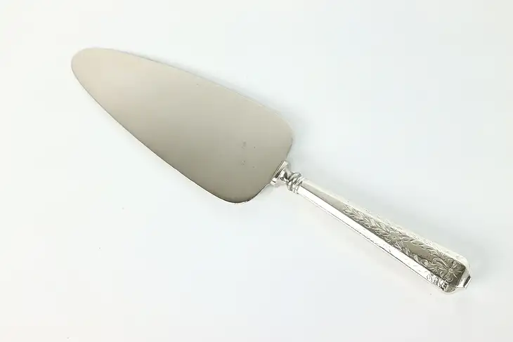 Victorian Antique Cake, Dessert or Pastry Server Sterling Silver Handle  #40026