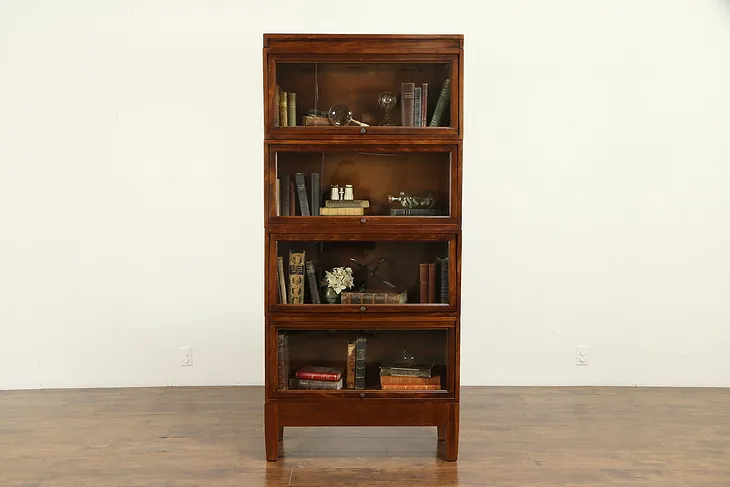 Lawyer 4 Stack Vintage Bookcase, Lycoming for NASA #32215