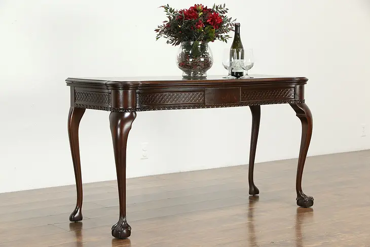 Georgian Design Antique Console, Flips to Dining Table, Warsaw of KY #35407