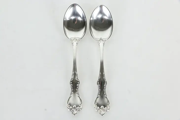 Towle Debussy Pattern Sterling Silver Set of 2 Teaspoons #36033