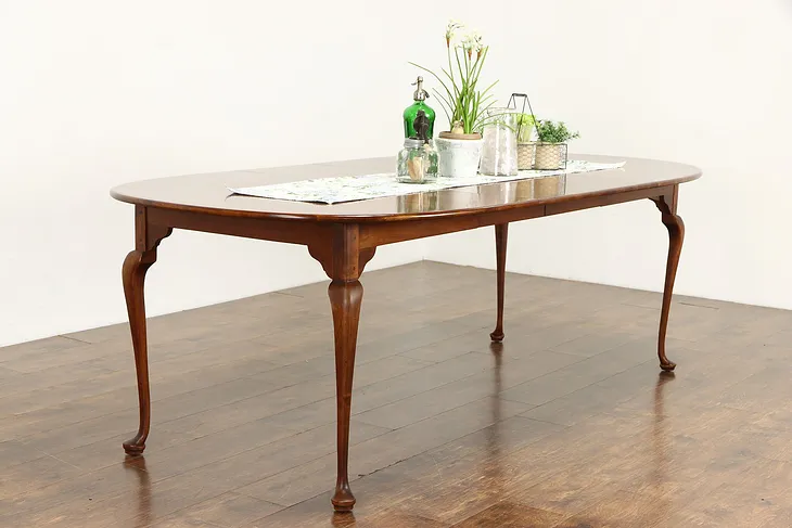 Cherry Oval Vintage Dining Table, 2 Leaves, Extends 8' Lexington #37834
