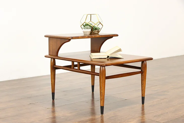 Midcentury Modern 1960 Vintage Step Lamp or End Table, Acclaim by Lane #37944