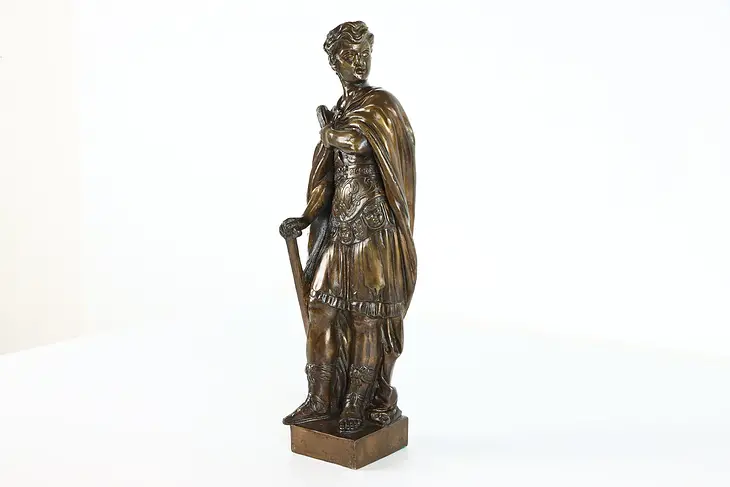 Classical Roman Design Vintage Bronze Statue, Sculpture of David #38763