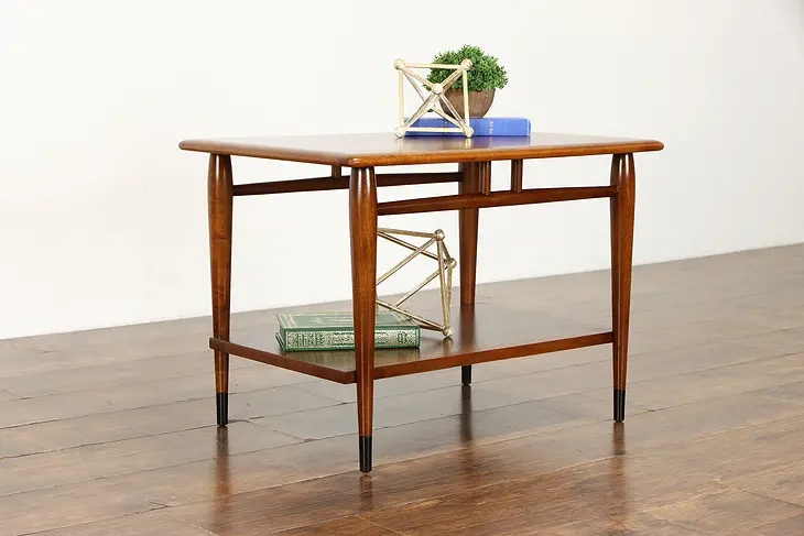 Lane Midcentury Modern Vintage Acclaim Dovetail End Coffee or Lamp Table #38491