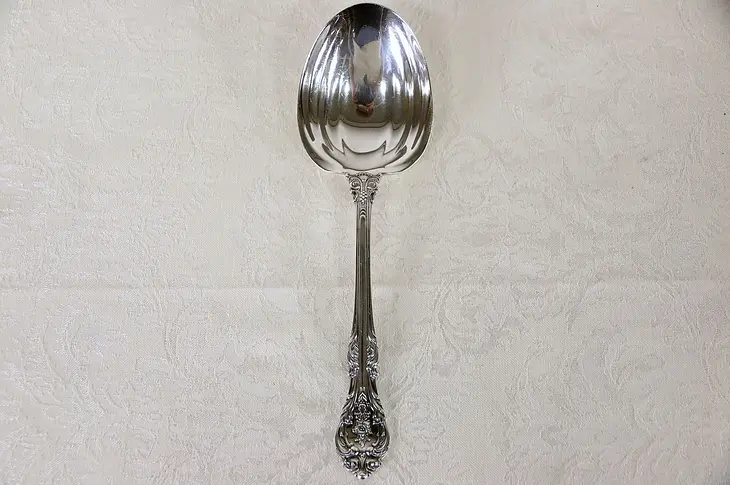King Edward Gorham Sterling Silver Sugar Shell Shape Serving Spoon, No Mono