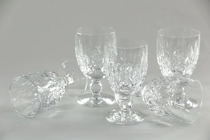 Waterford Lismore Set of 5 Small Brandy Goblets