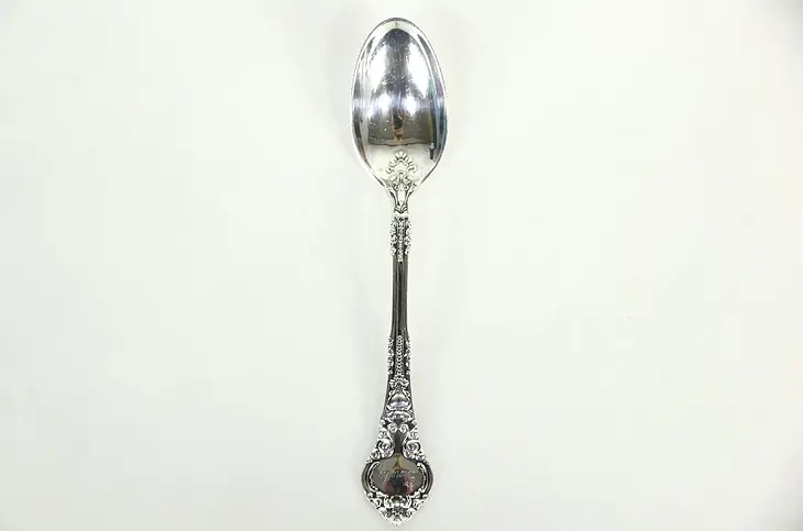 Sterling Silver Antique Tiny Demitasse Spoon, Signed W