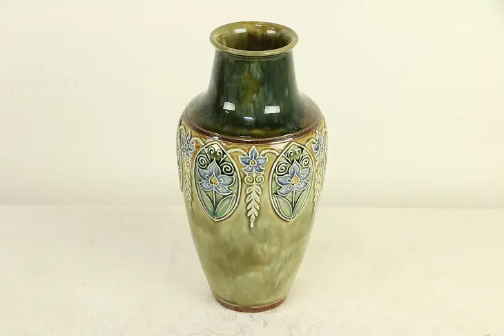Royal Doulton Signed English Antique Hand Painted Vase  #30197