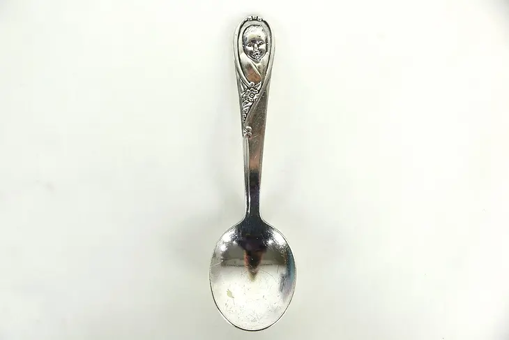Gerber Winthrop Silverplate Short Baby Spoon