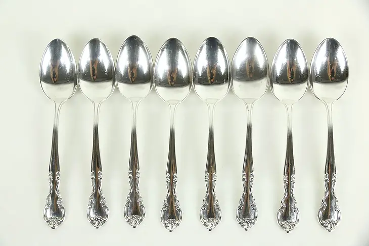 Easterling American Classic Sterling Silver Set of 8 Teaspoons