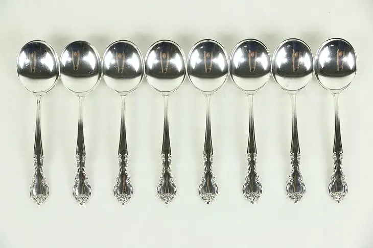 Easterling American Classic Sterling Silver Set of 8 Soup Spoons