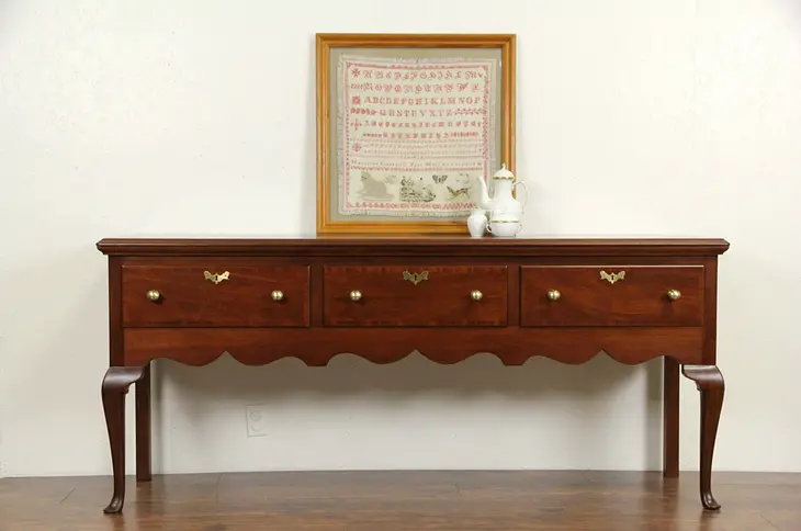 Vintage Mahogany Sideboard, Server or Console Table, Signed Kittinger