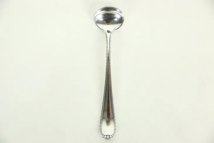Sterling Silver 1900 Antique Salt Spoon, Hallmarks