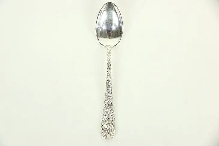 Demitasse Spoon, Repousse Sterling Silver by Kirk Stieff