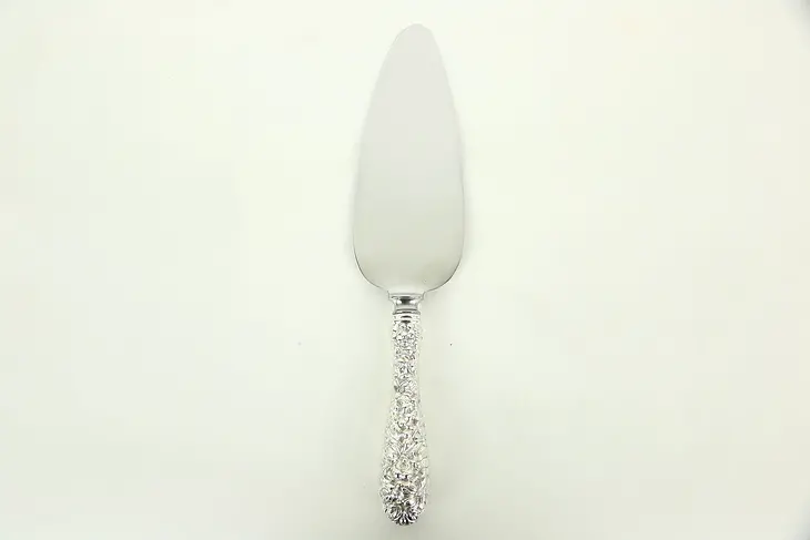 Pie, Cake or Torte Server, Repousse Sterling Silver by Kirk Stieff