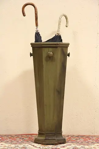 Umbrella Stand or Vase, Copper Liner