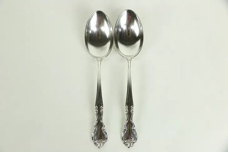 Easterling American Classic Sterling Silver Pair of Serving Spoons