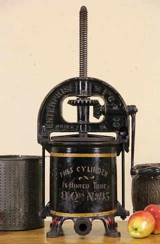 Enterprise Philadelphia  Iron 1890's Antique Wine or Juice Press