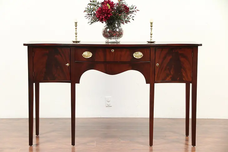 Traditional Mahogany Sideboard, Server or Hall Console, Madison Square #29630