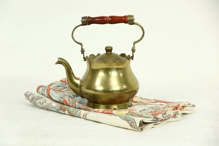 Brass Vintage Small Tea Kettle