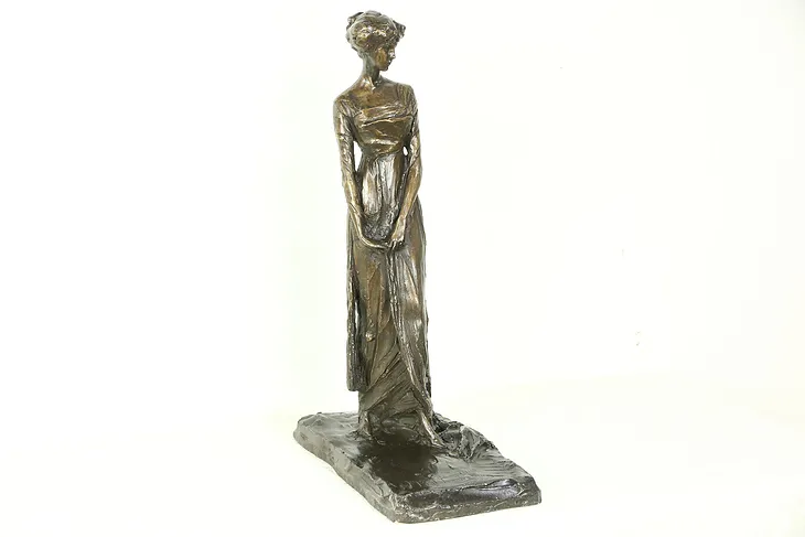 Clay Sculpture of Gertrude Vanderbilt Whitney, Replica After Troubetzkoy 1910