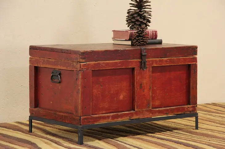 Tool Chest or Antique Trunk, Coffee Table