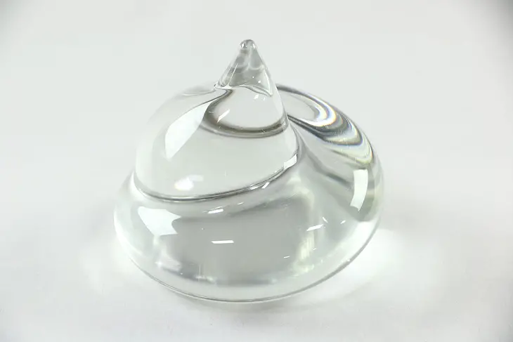 Swirl Drop Crystal Paperweight #25151