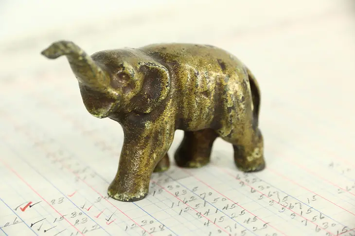 Iron Antique Elephant Sculpture