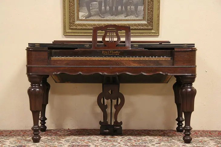 Ling & Chandler Detroit Rosewood 1865 Melodeon Organ