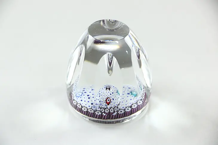 Whitefriars Millefiore Faceted Paperweight