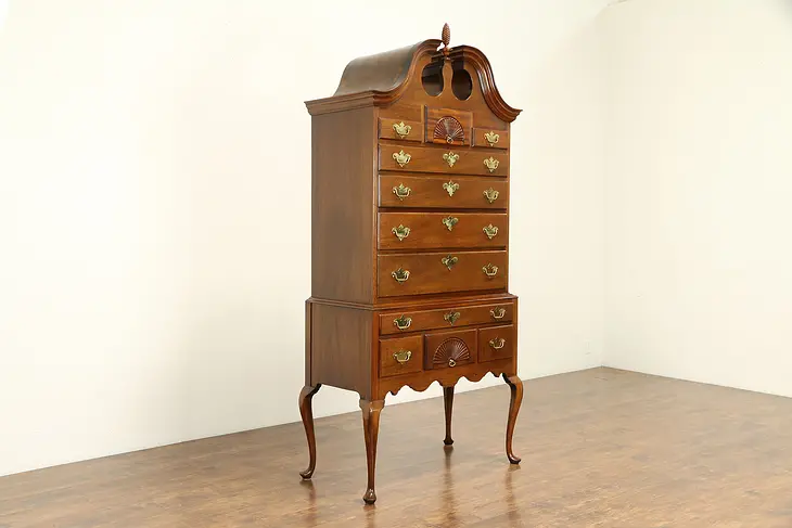 Georgian Chest on Chest or Highboy, Hickory James River #30816