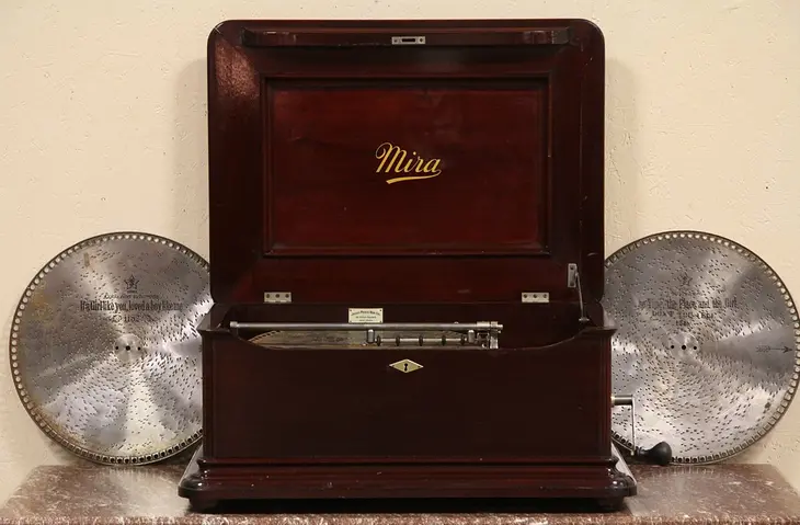 Mira Disc Music Box Pat. 1905